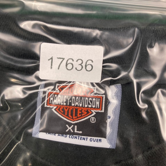 Vintage Harley Davidson Shirt Mens XL Black 1998 New York City Live To Ride 90s - Picture 14 of 14